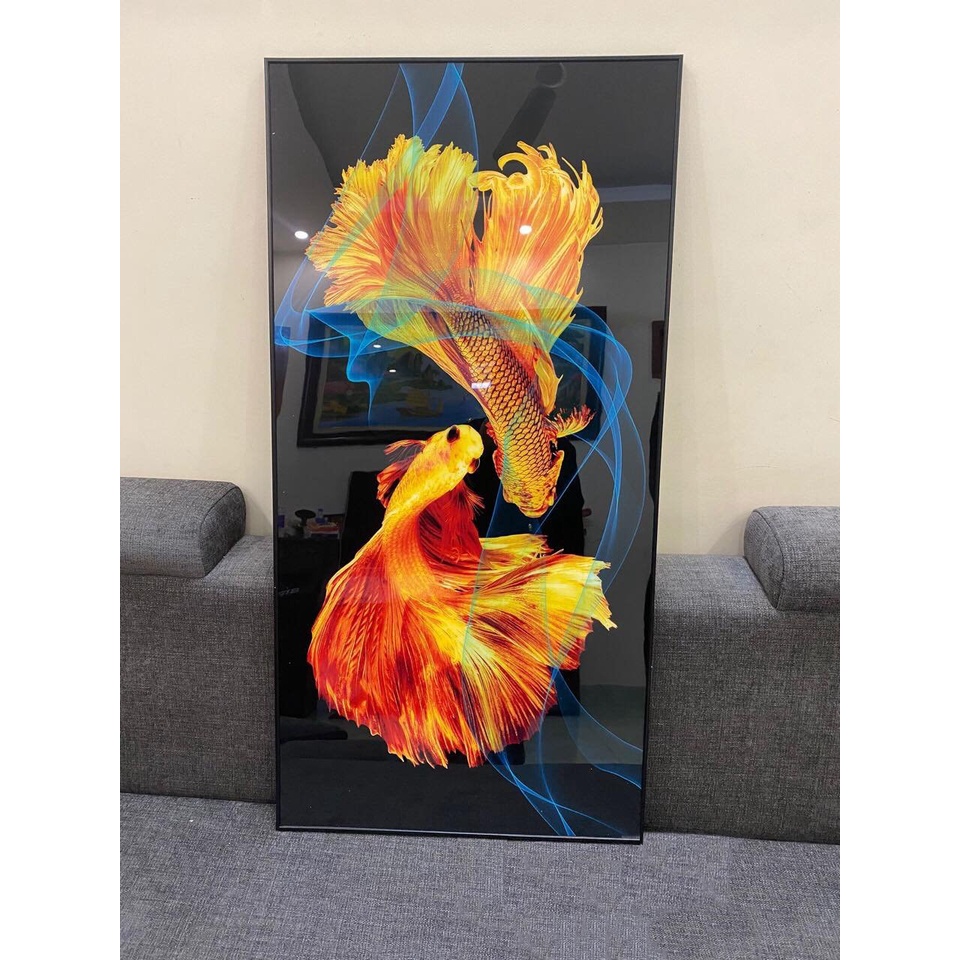 Tranh tráng gương 5D cao cấp giá xưởng, mẫu tranh đứng mới nhất