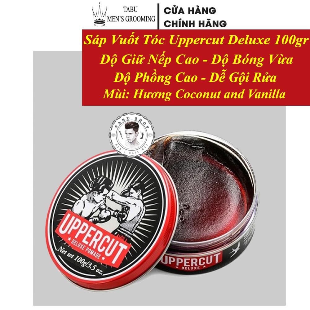 Sáp vuốt tóc Uppercut Deluxe Pomade 100gr