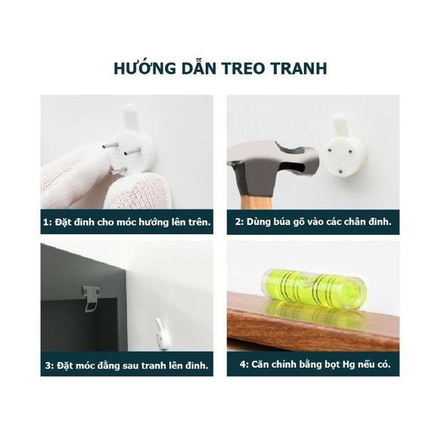 tranh tứ quý TRÁNG GƯƠNG đẹp phòng khách