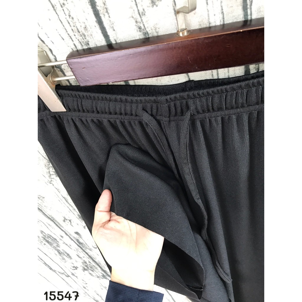 SALE Quần culottes BIGSIZE ống suông lưng thun 15547