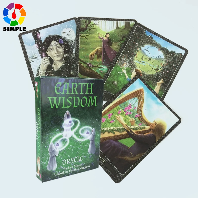 Earth Wisdom Oracle Bộ Thẻ Bài Tarot Oracle Chất Lượng