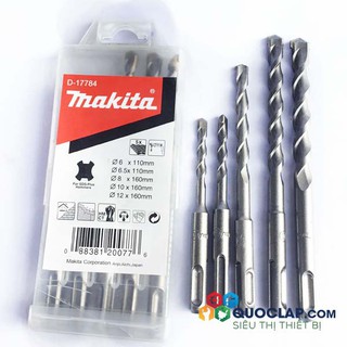Bộ mũi khoan bê tông then gài Makita - D-17784