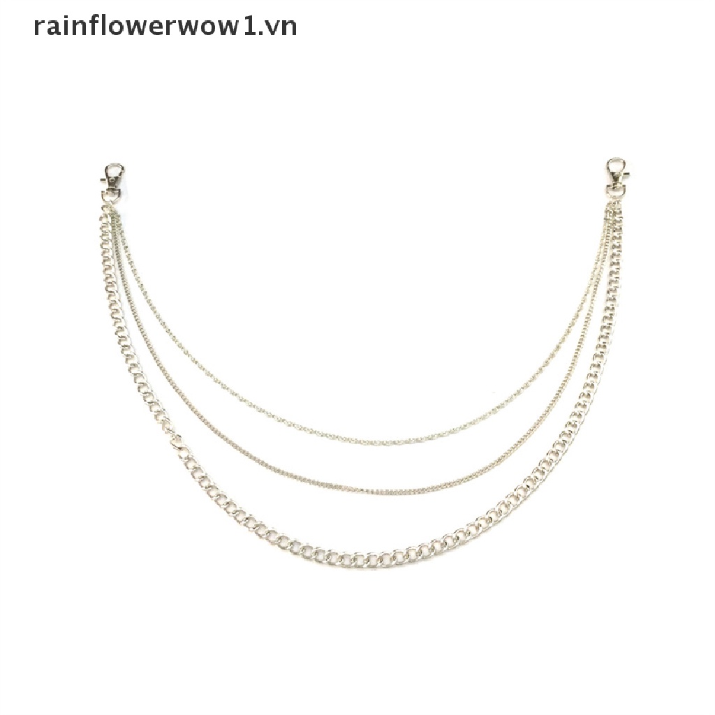 Thắt Lưng Dây Xích Kim Loại Phong Cách Hip Hop Cá Tính Cho Nữ