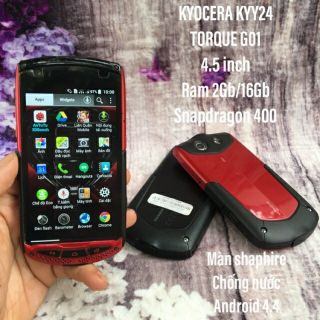 Điện thoại kyocera G01, 1sim, ram 2gb, chơi liên quân.