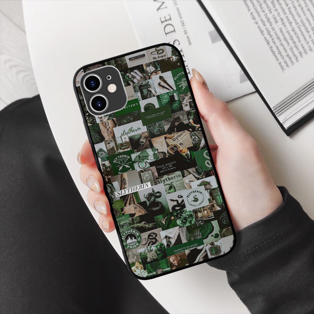 Ốp Lưng SLYTHERIN Harry Potter Xanh lá đẳng cấp dành cho Iphone 6 7 8 Plus 11 12 13 Pro Max X Xr MINI PAP20210420