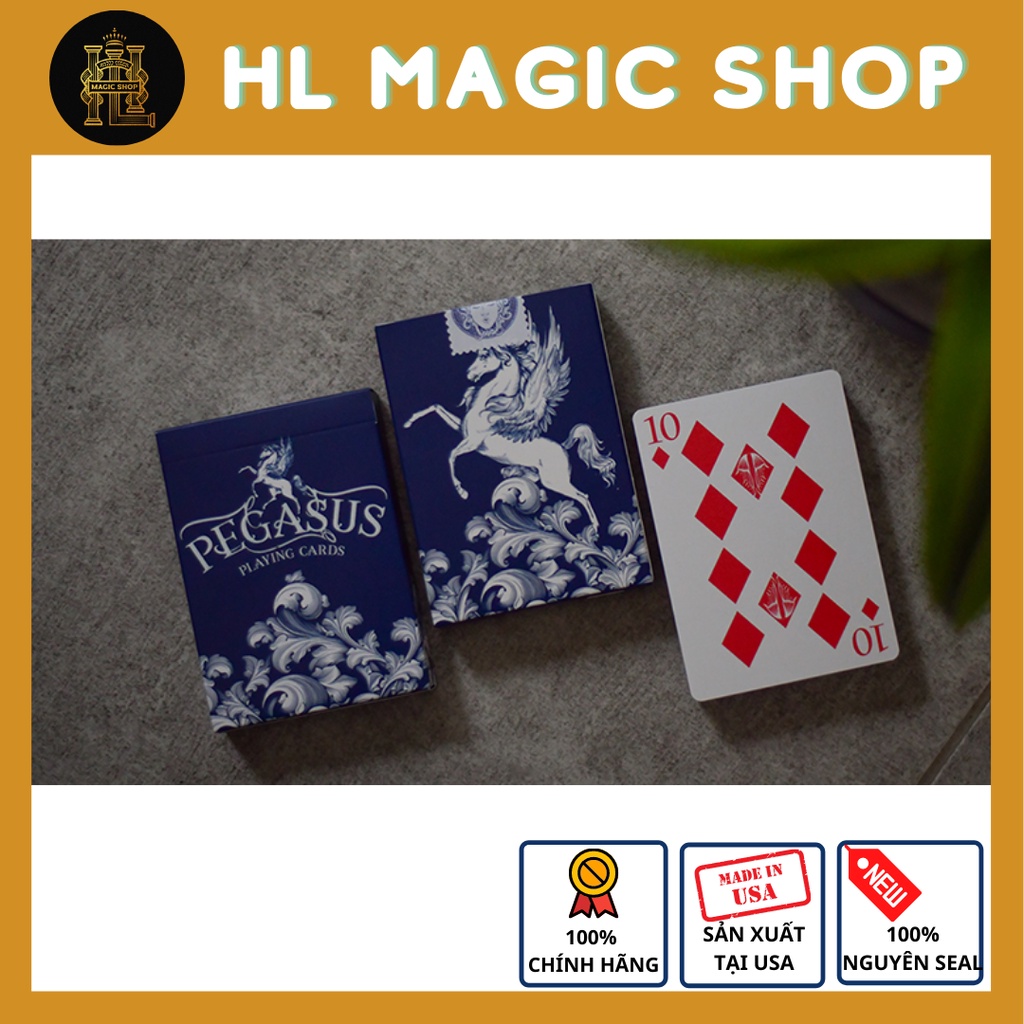 Bộ bài tây, bài ảo thuật Pegasus Playing Cards - Bài Mỹ - Hàng Chính Hãng