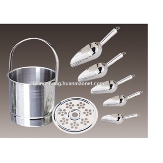 Xô đựng đá 1.0 lít 100% inox( không bao gồm kẹp gắp)..