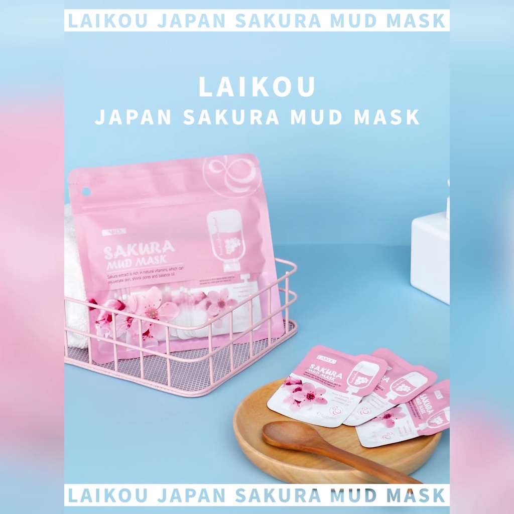 Mặt Nạ LAIKOU / Nhật Bản Dưỡng Ẩm Kiềm Dầu Chống Nếp Nhăn Chăm Sóc Da