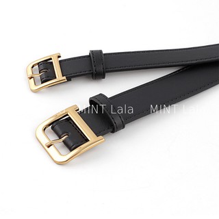 Dây Nịt Da Màu Đen Mặt Chữ D 105cm