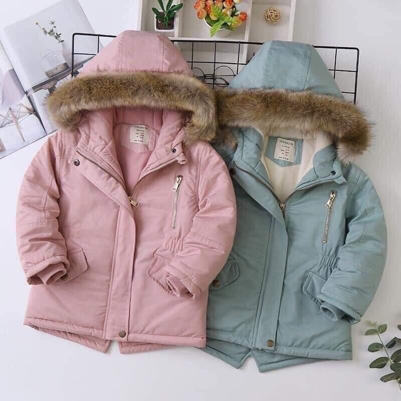 ÁO PARKA CỔ LÔNG SIÊU ẤM CHO BÉ (PK01)