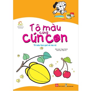 SÁCH - Tô màu cùng cún con ( 5 CUỐN )