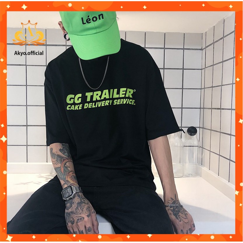 Áo thun tay lỡ unisex Akyo, áo phông form rộng AT10