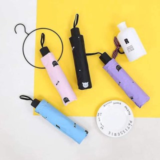 Ô mèo gấp gọn chống tia UV/Ô chống tia UV chân mèo dễ thương