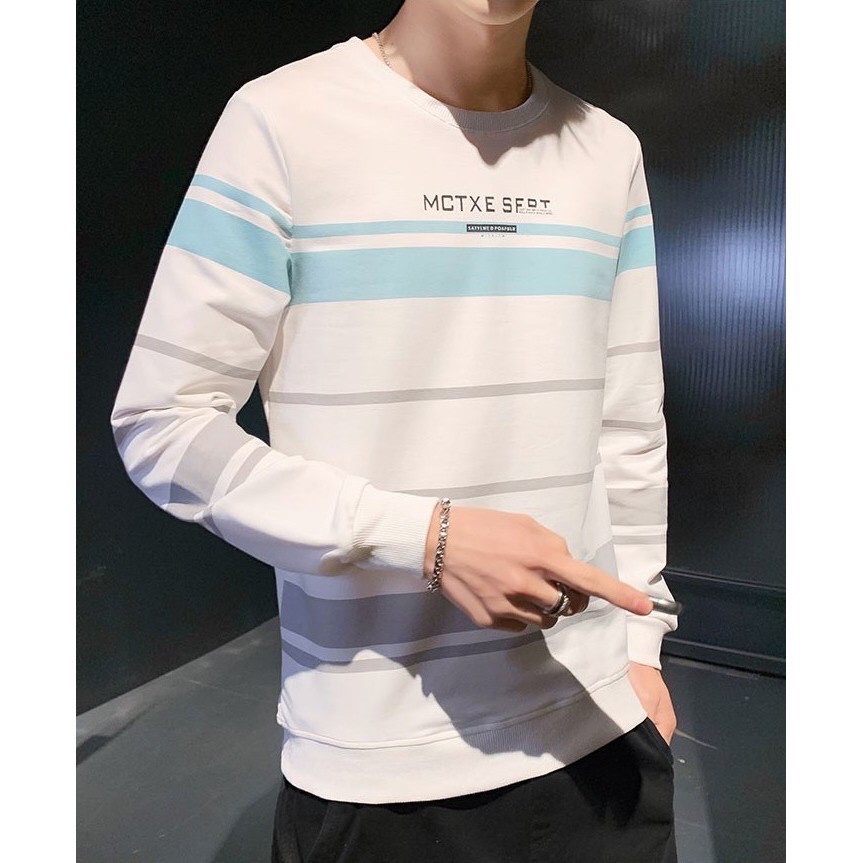 Áo thun nam tay dài 💝 𝐅𝐑𝐄𝐄𝐒𝐇𝐈𝐏💝áo thun nam form rộng Hàn Quốc Freesize Unisex sweater trắng mũi tên | BigBuy360 - bigbuy360.vn