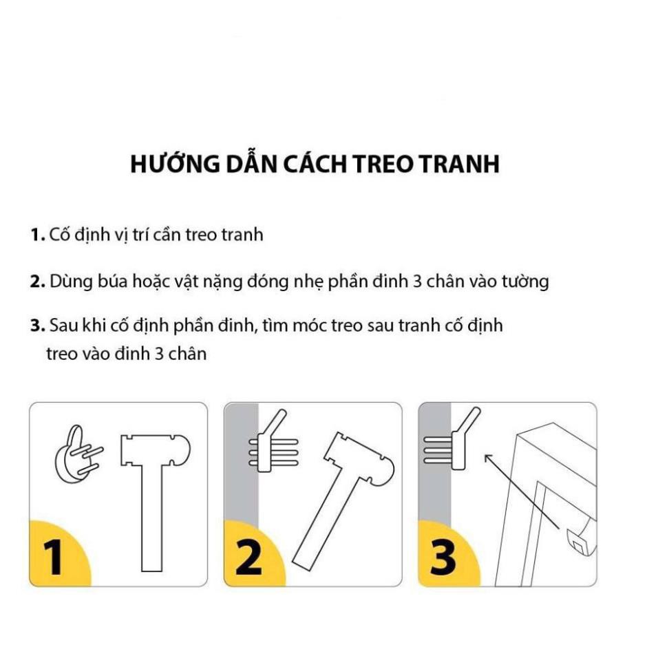 [ẢNH THẬT] Tranh Paris, Tranh treo tường 3D in Formex, 3 tấm - Bảo hành 1 năm (TẶNG kèm đinh đa năng)