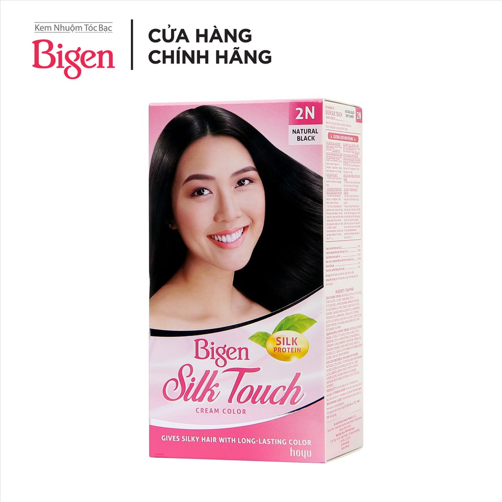 Thuốc nhuộm tóc phủ bạc Bigen Silk Touch Sắc Màu trẻ trung 80ml