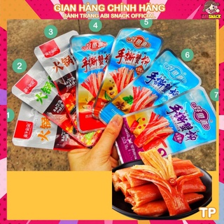 Xả kho thanh cua hải sản tẩm 7 vị ăn liền gói 14g