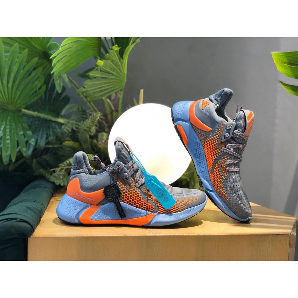 Giày Nam Adidas Alphabounce instinct 2020 Full box - Xám Cam