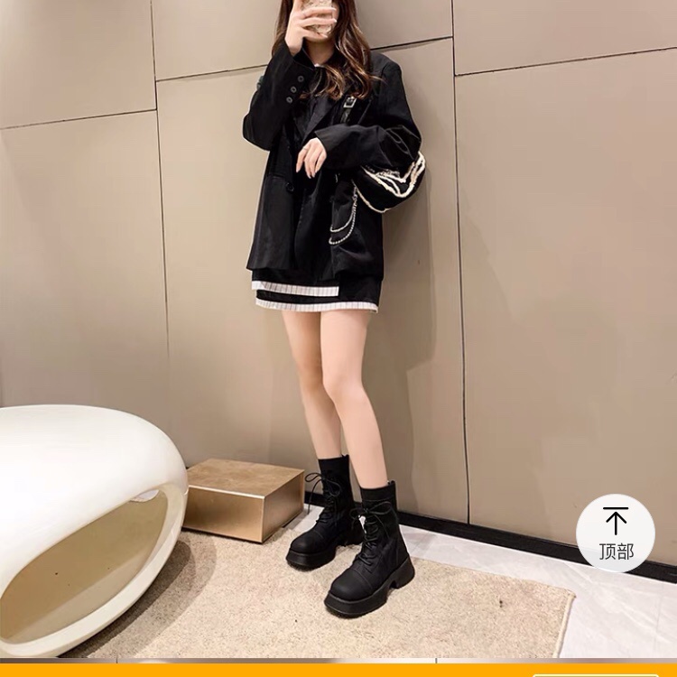 XẢ HÀNG- Y03 - BEST SHOP - Bốt nữ, BỐT CHIẾN BINH DÂY BUỘC ĐẾ MÓC CÂU, bốt chiến binh mẫu mới sẵn hàng 3 màu Full hộp