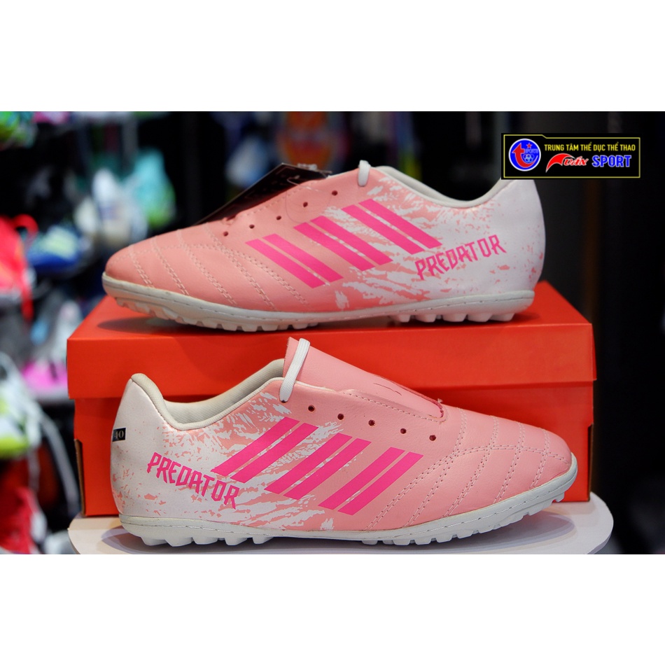 Giày đá bóng predator 3D - Trắng Hồng(size39-43)