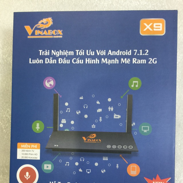 Bộ chuyển đổi tivi thường thành tivi thông minh .