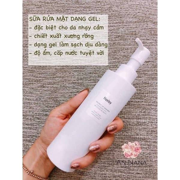 Sữa rửa mặt Huxley Secret Of Sahara 200ml