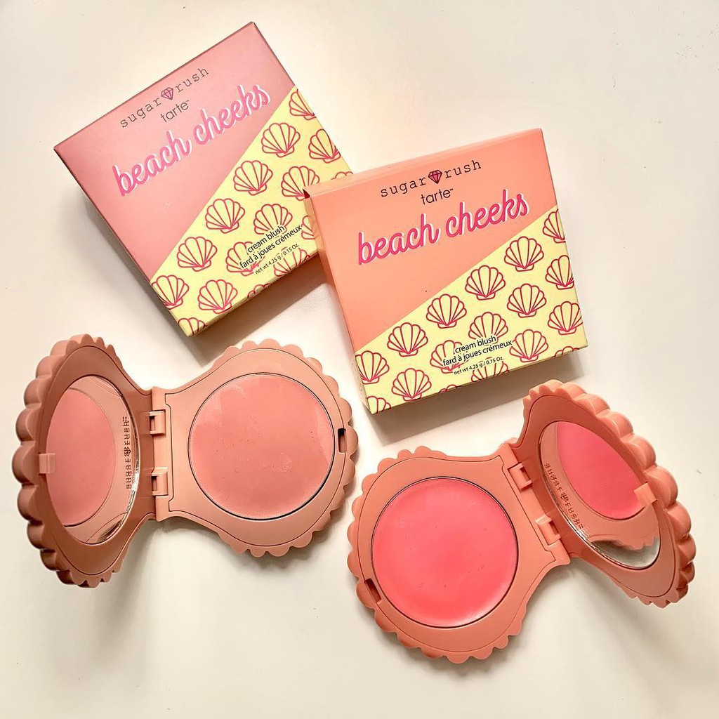 Tarte - Má Hồng Dạng Kem Tarte Sugar Rush Beach Cheeks Cream Blush 4,25g