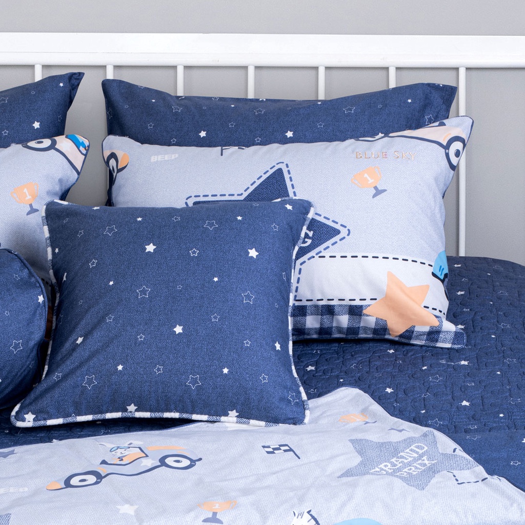 🍁 Mẫu Chăn Ga Gối 🍁 Hanvico Blue Sky DLS197 vải cotton cao cấp