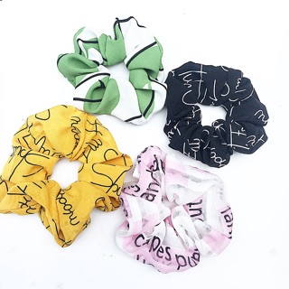 Cột tóc Scrunchie vải voan hot trending