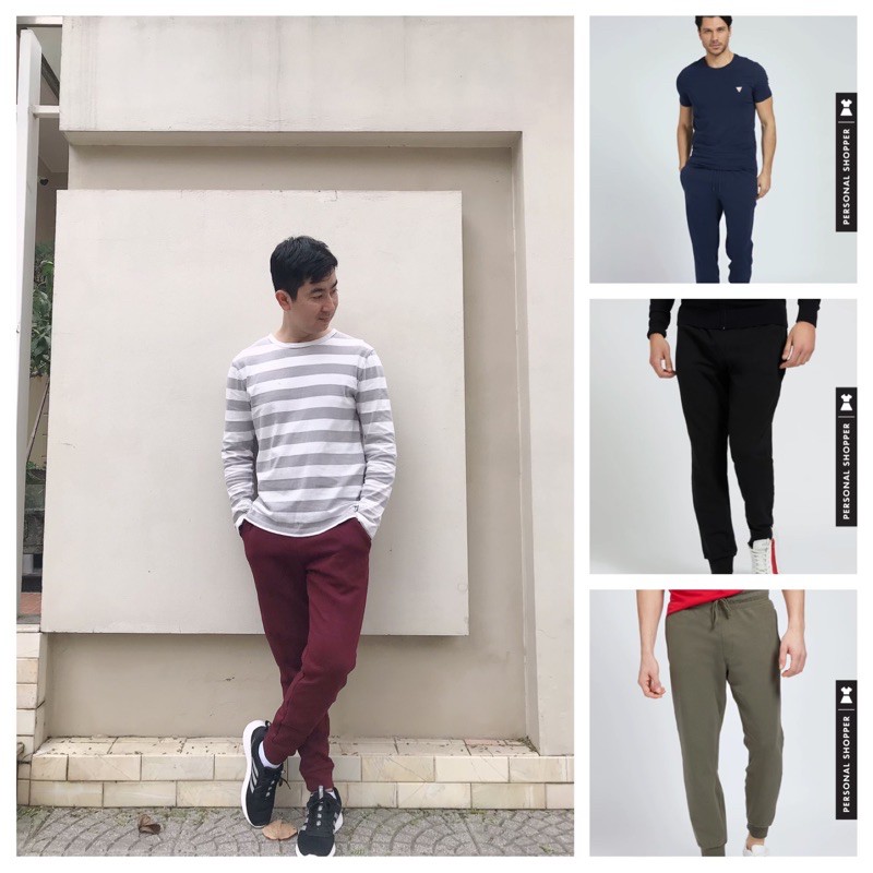 [Mã SKAMA06 giảm 8% tối đa 50K đơn 250K] QUẦN JOGGER CHO NAM GUESS NỈ SÀNH ĐIỆU MÀ ĐƠN GIẢN [HÌNH THẬT]