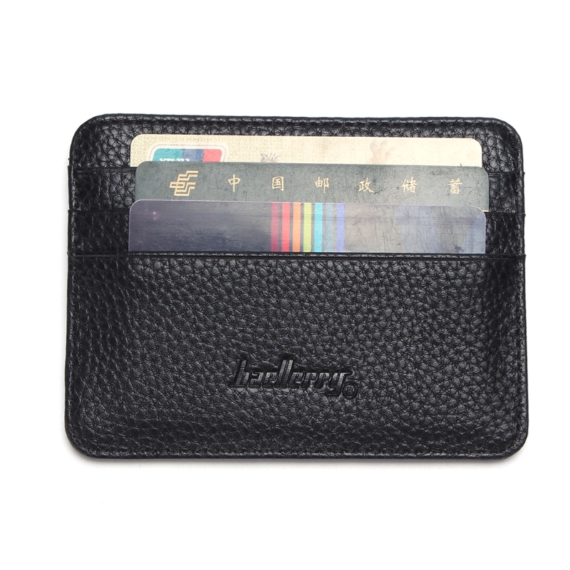 Men's Business Pocket Slim Thin ID Credit Card Money Holder Wallet