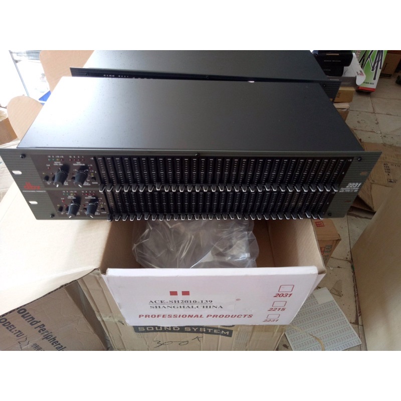 Lọc Xì DBX 2231 - Equalizer EQ 2231 Cao Cấp, 62 Cần Lọc âm