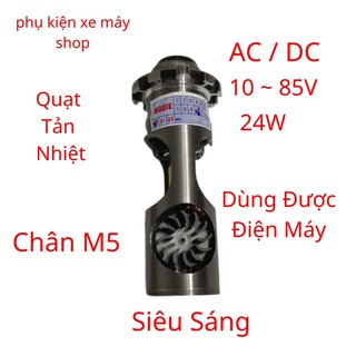 Đèn Pha Led Chân M5 [ Siêu Sáng ] Quạt Tản Nhiệt