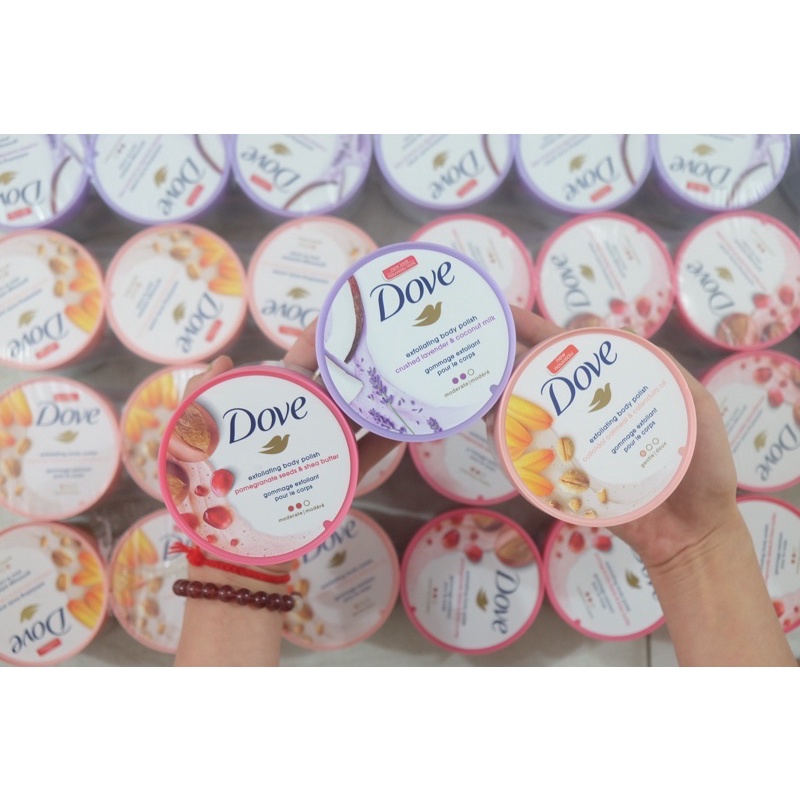 Tẩy tế bào chết Dove 298gr bản mỹ sx slovakia