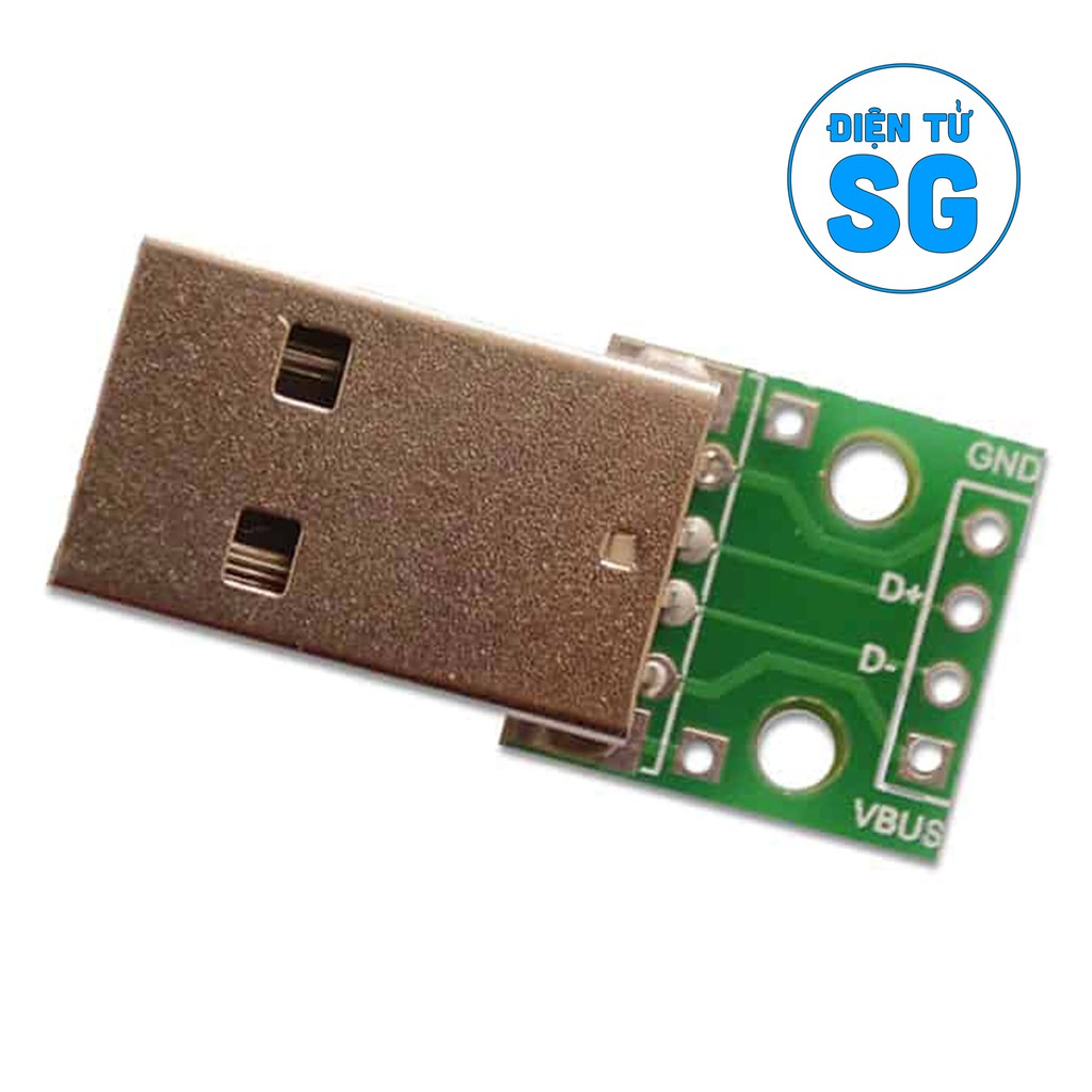 Đế ra chân mini USB đầu cái / USB cái / USB đực