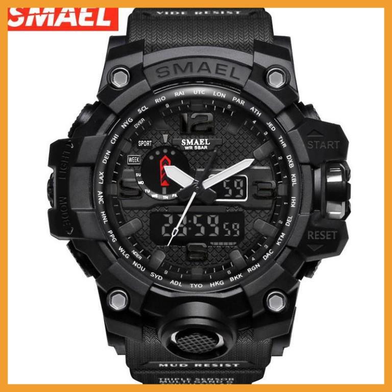 [Free ship - Hàng chính hãng] Đồng hồ đeo tay 💓Free Ship💓 - Đồng hồ thời trang Smael SL1545 chống nước - chống sốc