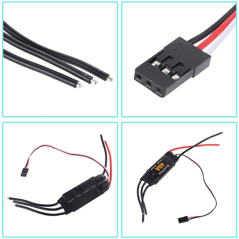 Động cơ không chổi than 40A cho máy bay điều khiển từ xa RC / FPV / Quadcopter / RC