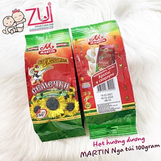 Hạt hướng dương MARTIN Nga túi 100gram