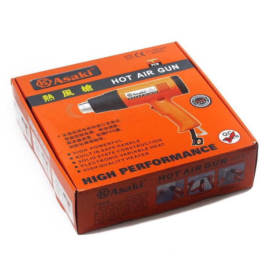 Súng thổi hơi nóng 1600W Asaki AK-9012