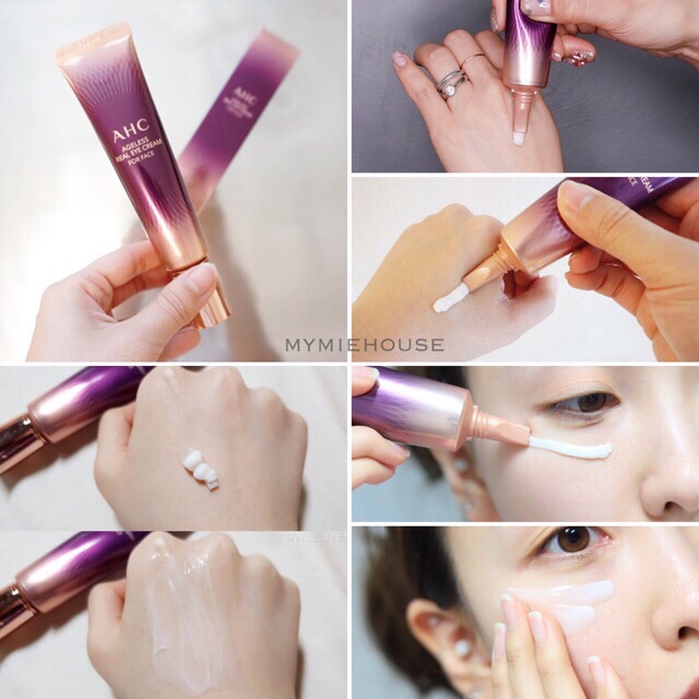 [Mẫu Mới] KEM DƯỠNG MẮT AHC SEASON 7 ANGELESS REAL EYE CREAM FOR FACE | BigBuy360 - bigbuy360.vn