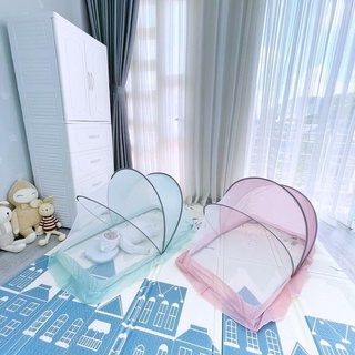 Màn/mùng chụp tự bung gấp gọn chống muỗi cho bé sơ sinh