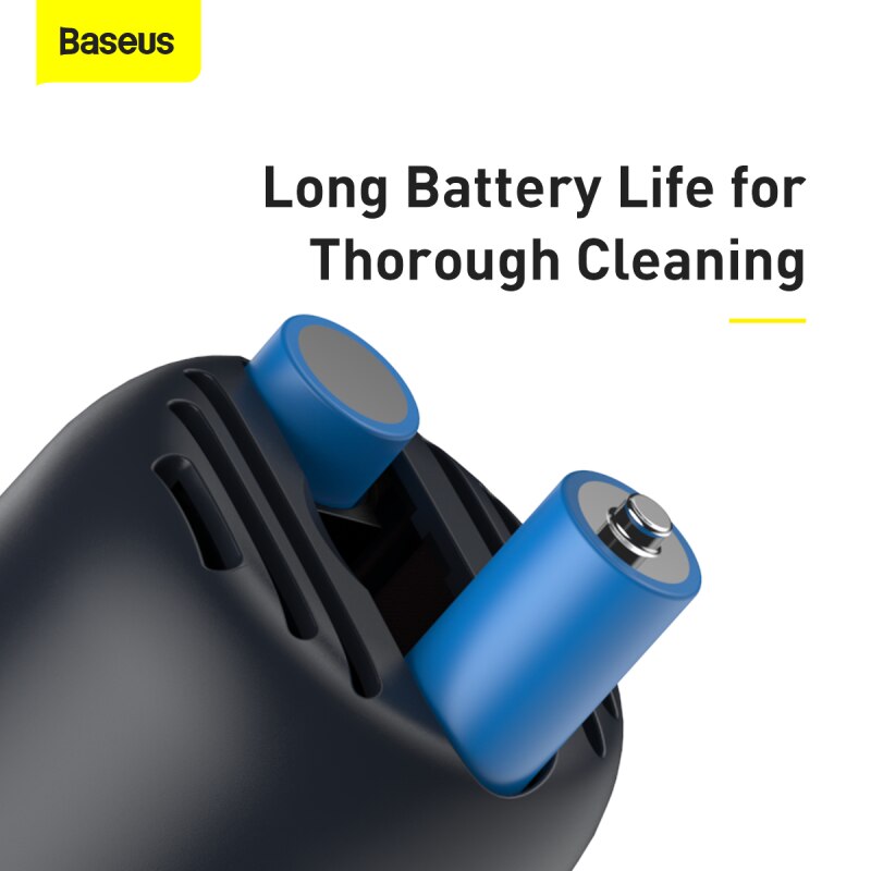Máy hút bụi BASEUS C2 dạng viên nang để bàn nhỏ gọn sử dụng pin tiện lợi | BigBuy360 - bigbuy360.vn