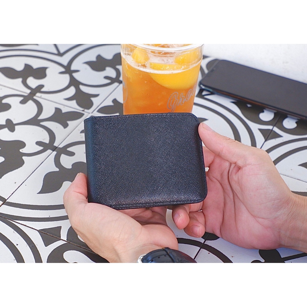 Ví da nam cao cấp, bóp ví nam da bò thật Clément – CM019 - BH 12 tháng