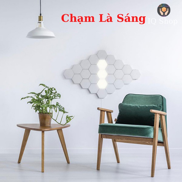 Đèn Led Trang Trí Tổ Ong Lắp Ráp.Đèn Ngủ Dán Tường Nhựa ABS Cao Cấp