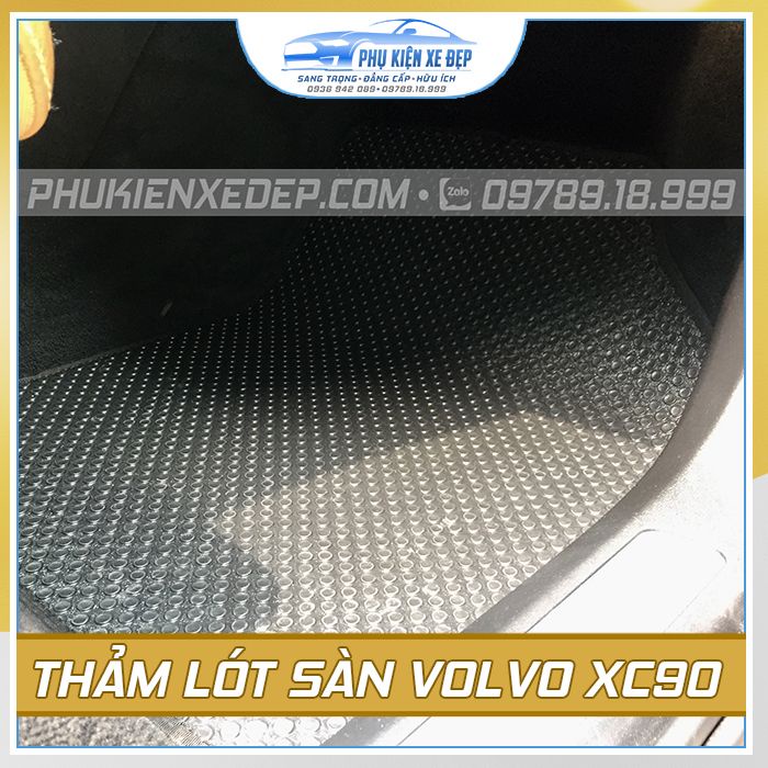 Thảm lót sàn ô tô KataCAO CẤPcao su Thái Lan cho xe Volvo XC90/XC60, vừa khít sàn xe, không lo ẩm mốc