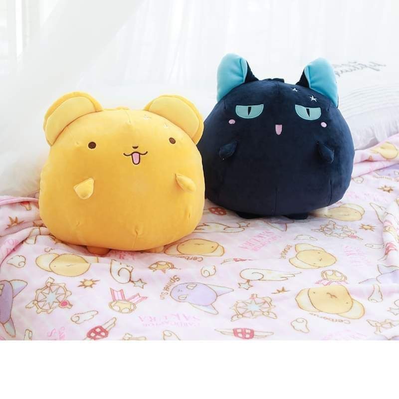 Gấu bông kèm chăn Kero và Spinel Card Captor Sakura gối chăn văn phòng mềm mại