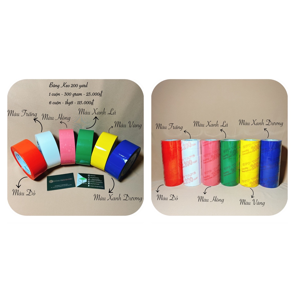 1 CUỘN BĂNG KEO 200 YARD