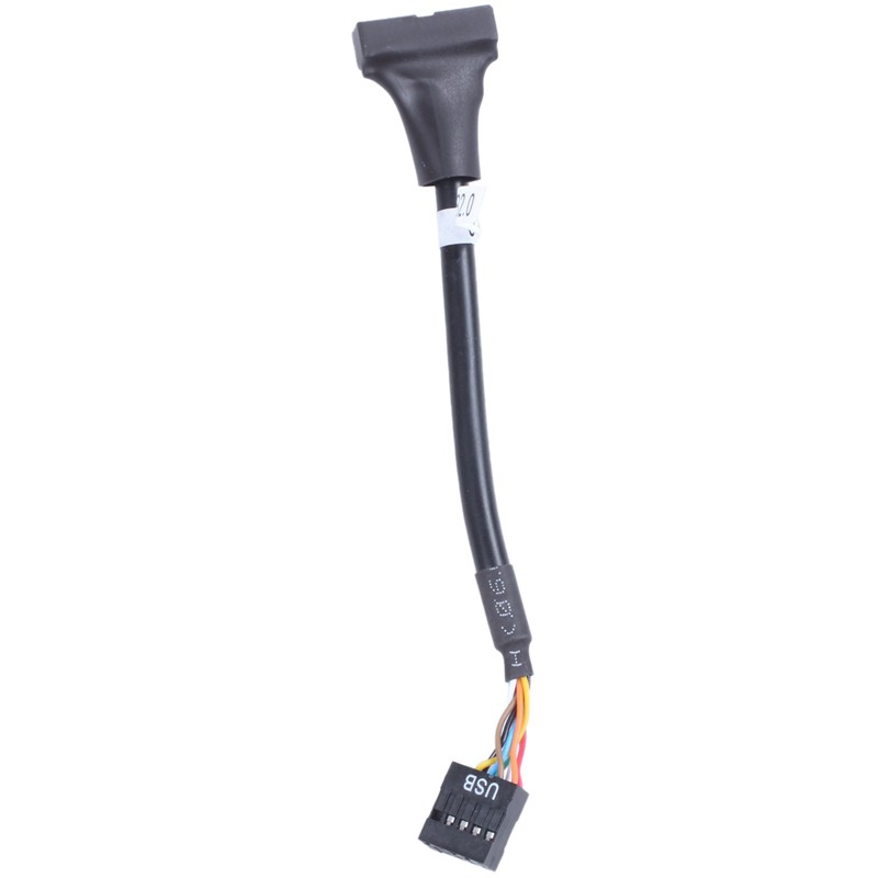 Black 2.0 9 Female to USB 3.0 20 Pin Male Cable Adapter Co