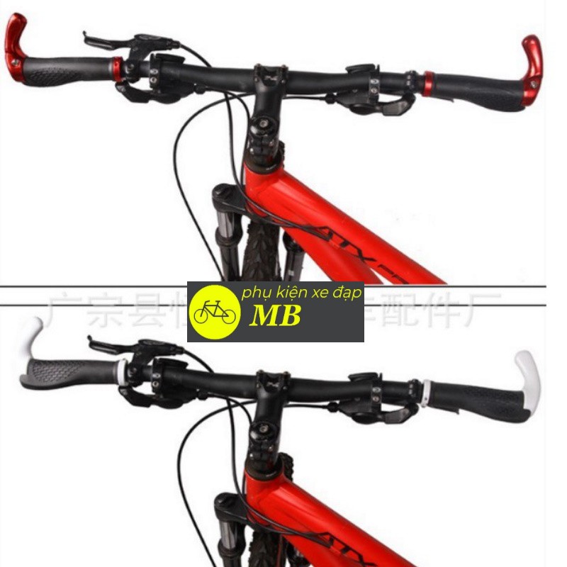 Tay nắm xe đạp thể thao có sừng cao cấp cao su êm ái TN01