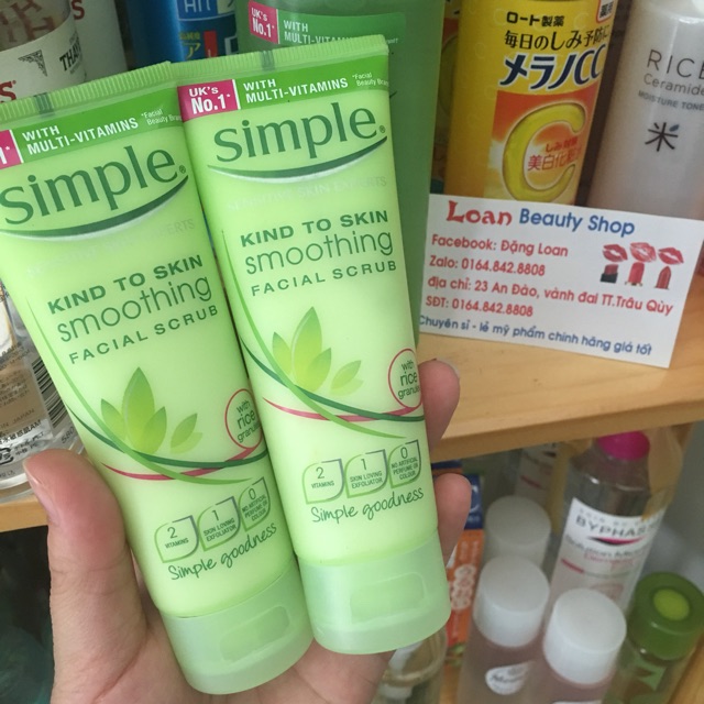 Tẩy da chết simple